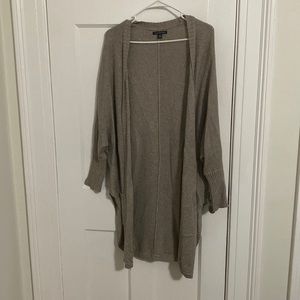 American Eagle gray knit cardigan